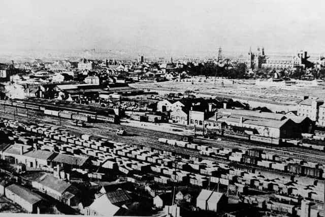 The East station in 1945.
