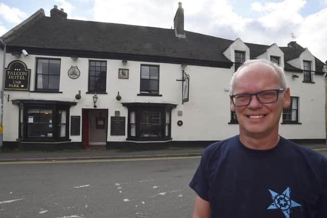 Colin Wilson, licensee of the Falcon Hotel, Whittlesey