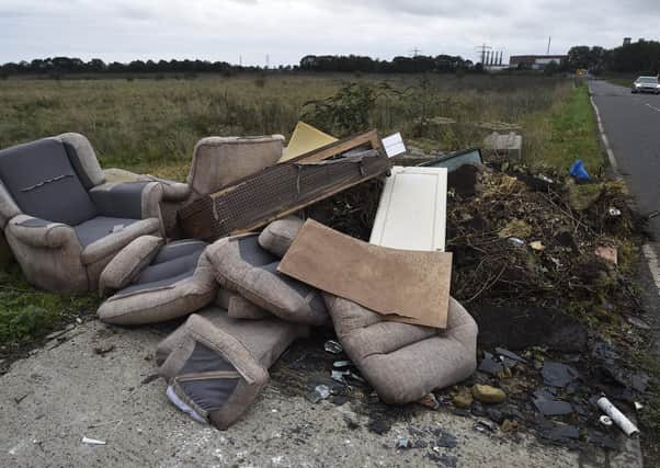Fly tipping at Storey's Bar Road , Fengate EMN-200610-142317009