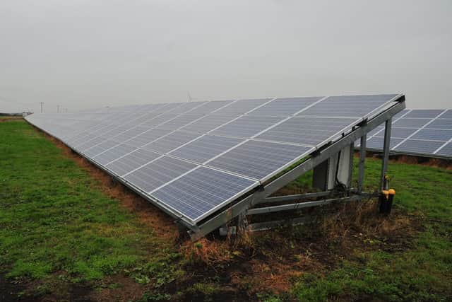 A solar energy farm in Whittlesey. ENGEMN00120120611152544