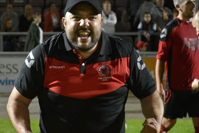 Netherton United player-manager Jon Harrison.