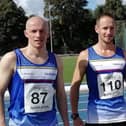 Peterborough Nene Valley's National number ones, from left, Dave Brown, Sean Reidy, Clare Smith.