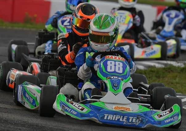 Alfie Garford in action at Fulbeck.