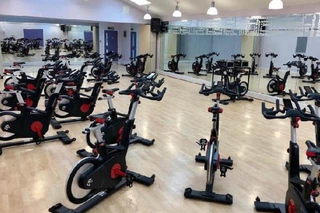 Exercise bikes at the Manor Leisure Centre in Whittlesey