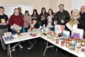 Deeping Youth Group members and trustees who collected food for people isolating at the start of Covid lockdown. EMN-201015-130236001