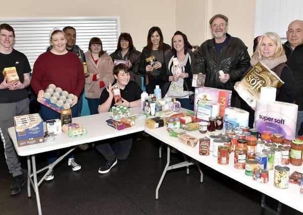 Deeping Youth Group members and trustees who collected food for people isolating at the start of Covid lockdown. EMN-201015-130236001