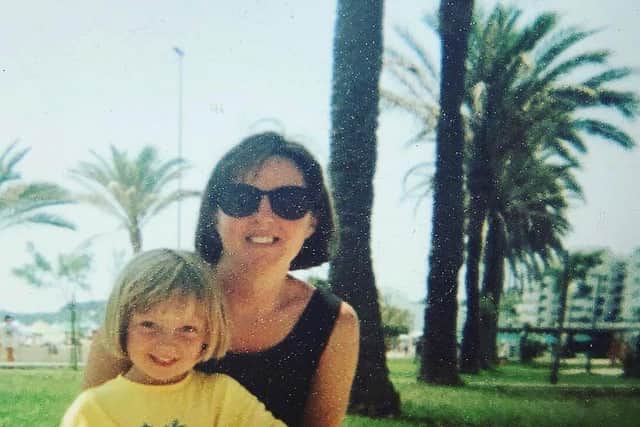 Jo with her mum