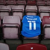 Tommy Robson's number 11 Posh shirt at Sixfields last weekend.