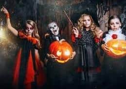 Hallowe'en youngsters.