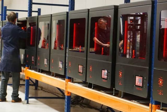The 3D printing process at Photocentric.
