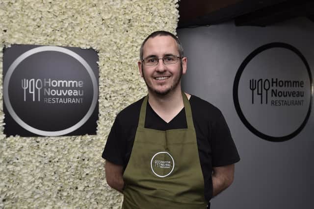 Chris Newman at his  Homme Nouveau restaurant at Whittlesey. EMN-190911-171322009