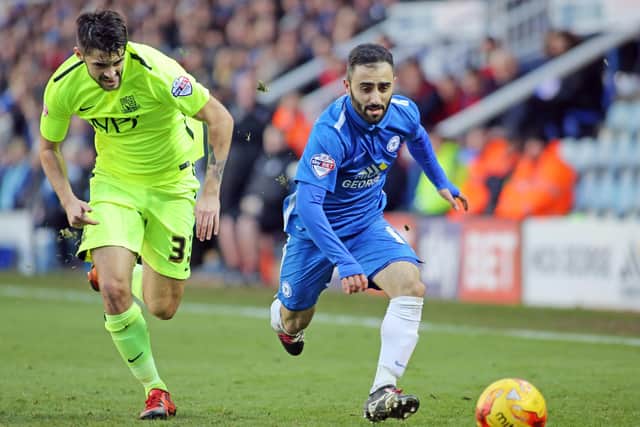 Former Posh player Erhun Oztumer has moved from Charlton to Bristol Rovers.