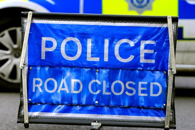 The road is closed