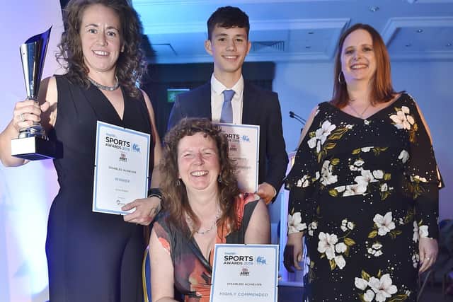 Kate Lindgren at the Peterborough Telegraph Sports Awards 2019 at the Holiday Inn. She was nominated for Disabled Achiever of the Year