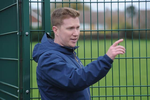 Peterborough North End Sports manager/mastermind Tom Florence. Photo: David Lowndes.