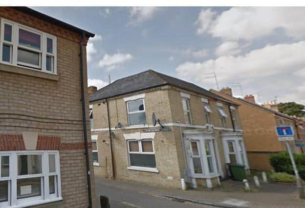 The attack happened at the junction of Crawthorne Street and Monument Street in Peterborough