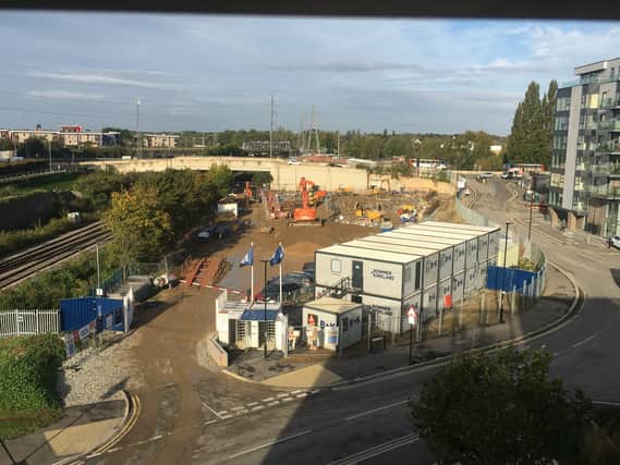 Work has started on the Government Hub on Fletton Quays.