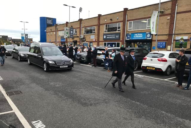 London Road was packed with fans paying their tributes