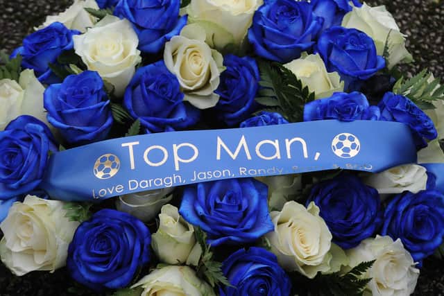 Flower tribute from Peterborough United's co-owners