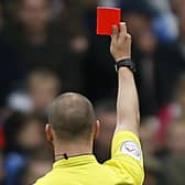 Six red cards were issued in one game.