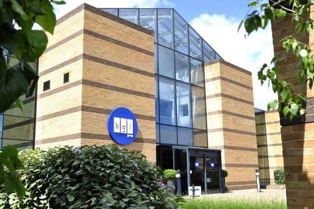 BGL's headquarters in Peterborough.
