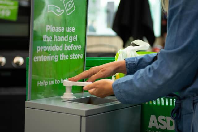 Asda plan to increase the number of sanitising stations across their stores