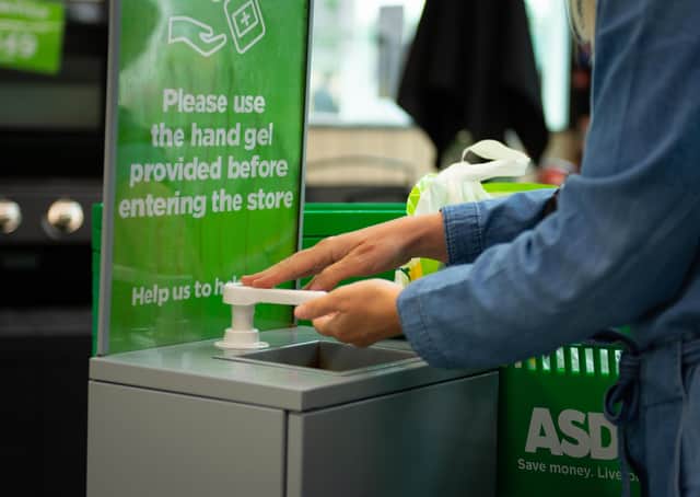 Asda plan to increase the number of sanitising stations across their stores