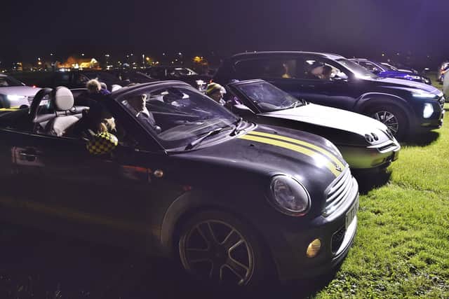 Families packed into the showground for the display