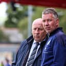 Manager of the month rivals Darren Ferguson (right) and John Coleman.