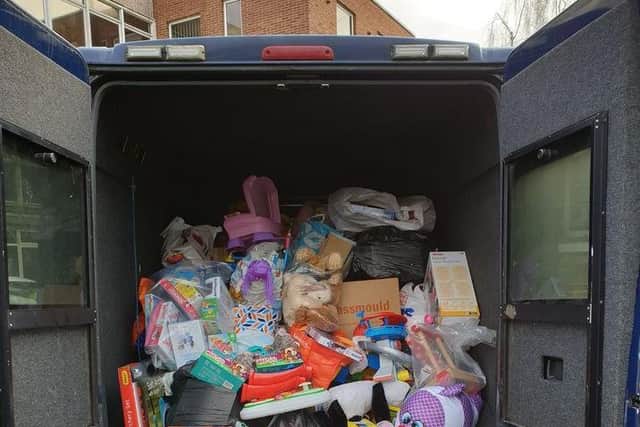 Some of the presents donated last year