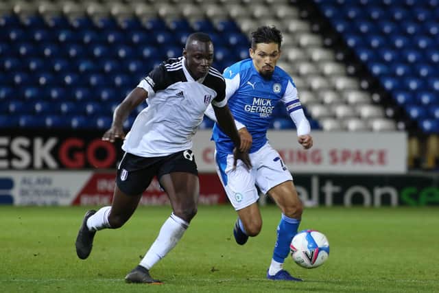 Niall Mason (right) could start for Posh at Crewe.