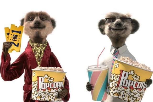 Aleksandr and Sergei meerkat figures that are used to promote ComparetheMarket.com