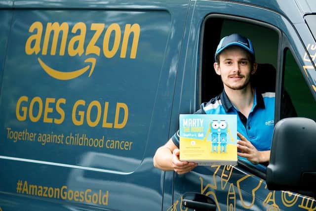 The Peterborough team made the delivery to help children in hospital