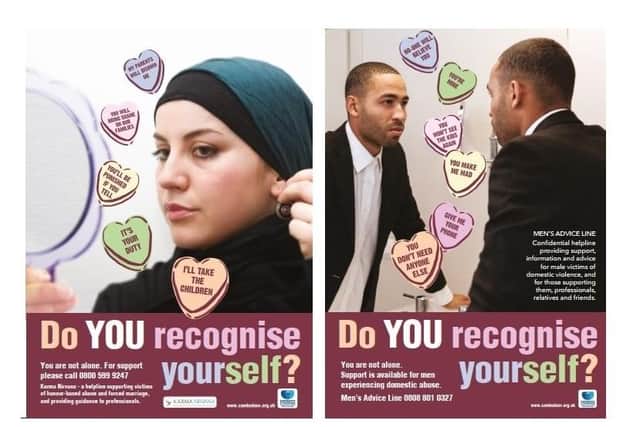 Domestic abuse posters