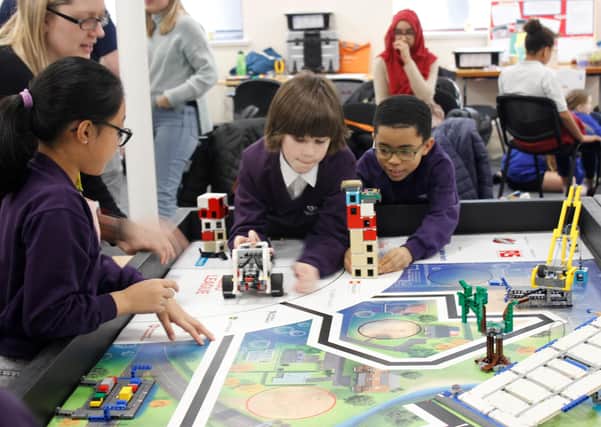 Students taking part in the tournament in January 2020.