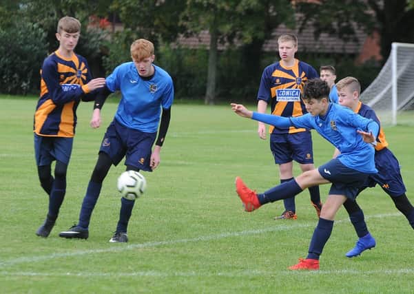 Glinton & Northborough youth teams in action.