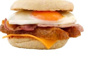 A Wetherspoon breakfast muffin