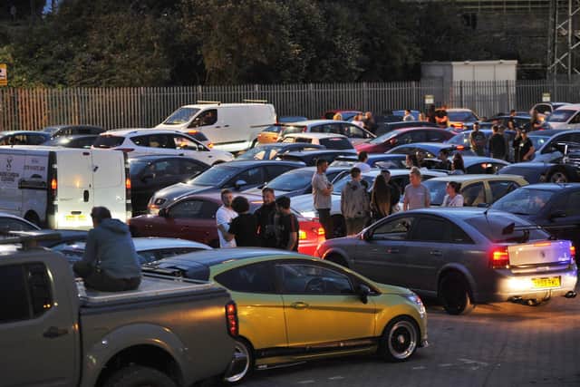 A car meet that took place earlier this year at Fair Meadow Car park