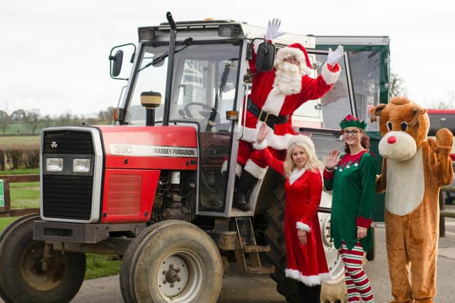 Santa will arrive at Sacrewell Farm this weekend. Pic: Vanessa Barton Photography