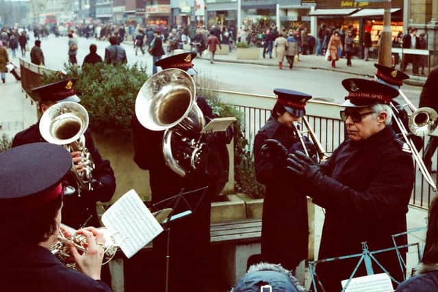 Do you recognise the young man playing the cornet?
