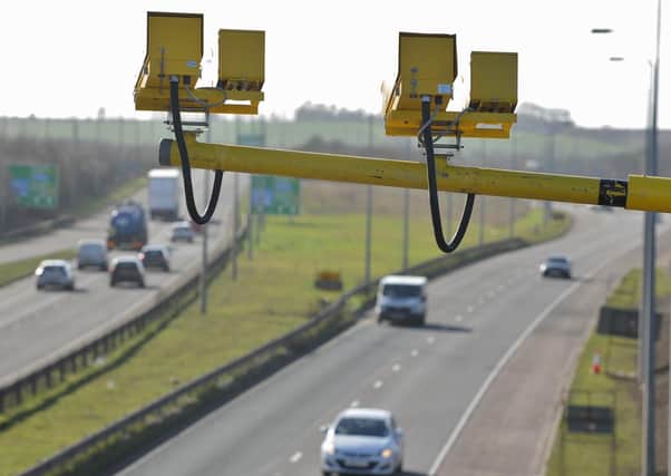Average speed cameras on Fletton Parkway, Peterborough. speed cameras account for 99 per cent of all recorded speeding offences in Cambridgeshire. EMN-141103-172048001