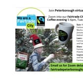 Fairtrade Peterborough is hosting a Christmas coffee event