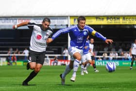 Russell Martin playing for Posh.