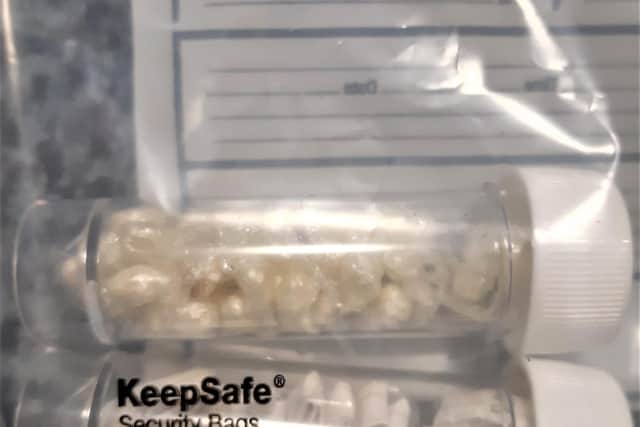 Items seized by police today