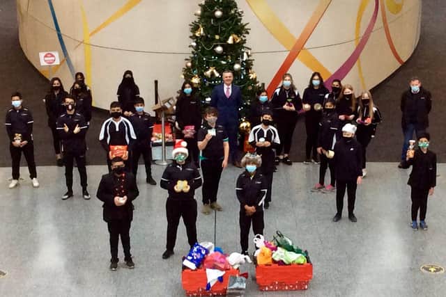 Pupils at Thomas Deacon Academy have been taking part in the school’s Christmas Hamper Challenge