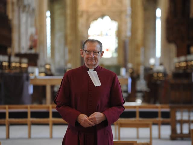 The Very Revd. Christopher Dalliston, Dean of Peterborough Cathedral.