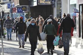 Peterborough's city centre was busy on Saturday - shoppers were unaware at that time that the city would be placed into Tier 4 and many stores would be closing following Sunday's tighter restrictions coming into force.