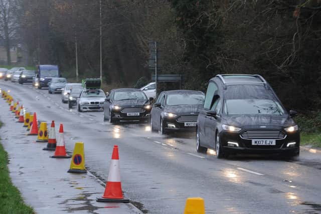 A convoy as part of Cain Martin's funeral today (December 21).