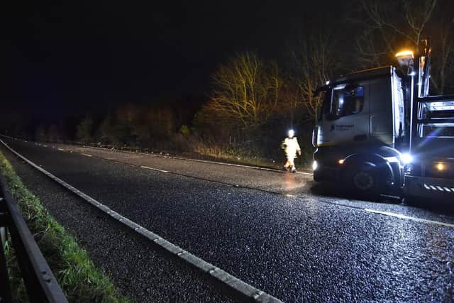 Highways England teams have been tackling flooding on the A47 overnight and on the A1 this morning.