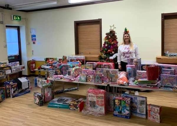 North West Anglia NHS Foundation Trust staff with gift donations